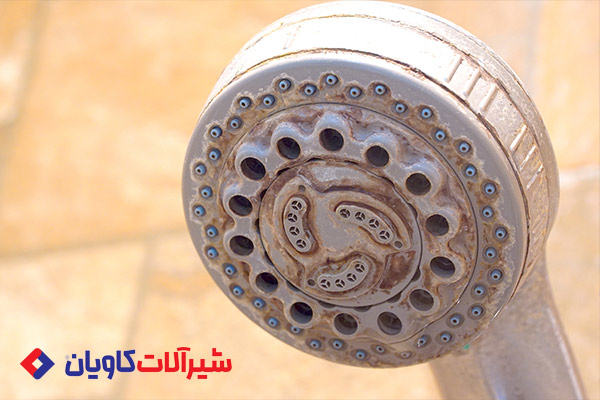 رسوب و گرفتگی سردوش